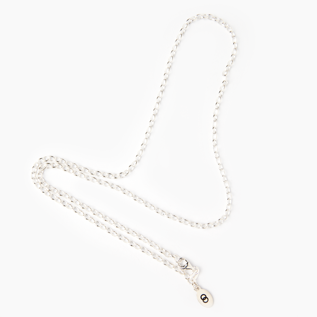 Standard sterling silver LoveLoops belcher chain