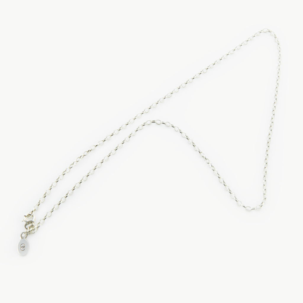 LoveLoops standard white gold belcher chain