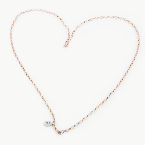 Standard rose gold LoveLoops belcher chain