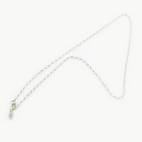 LoveLoops standard white gold belcher chain